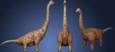 3D мадэль Брахиозавр (STL)